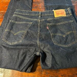 Levi's 505 Men's Dark Indigo Straight Jeans